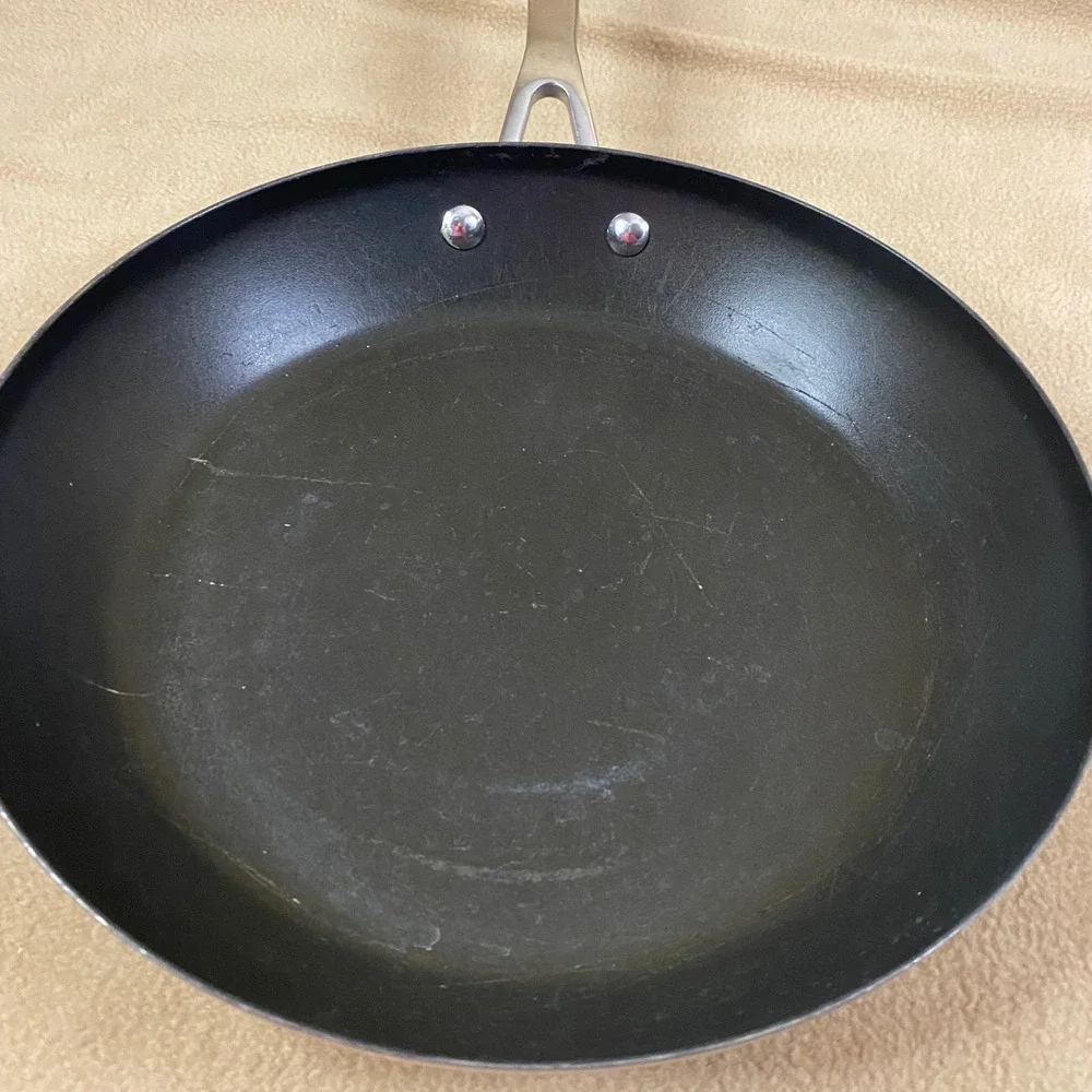 KitchenAid 12 in Stainless Steel Clad‎ Base Nonstick Induction Saute Fry Pan GUC